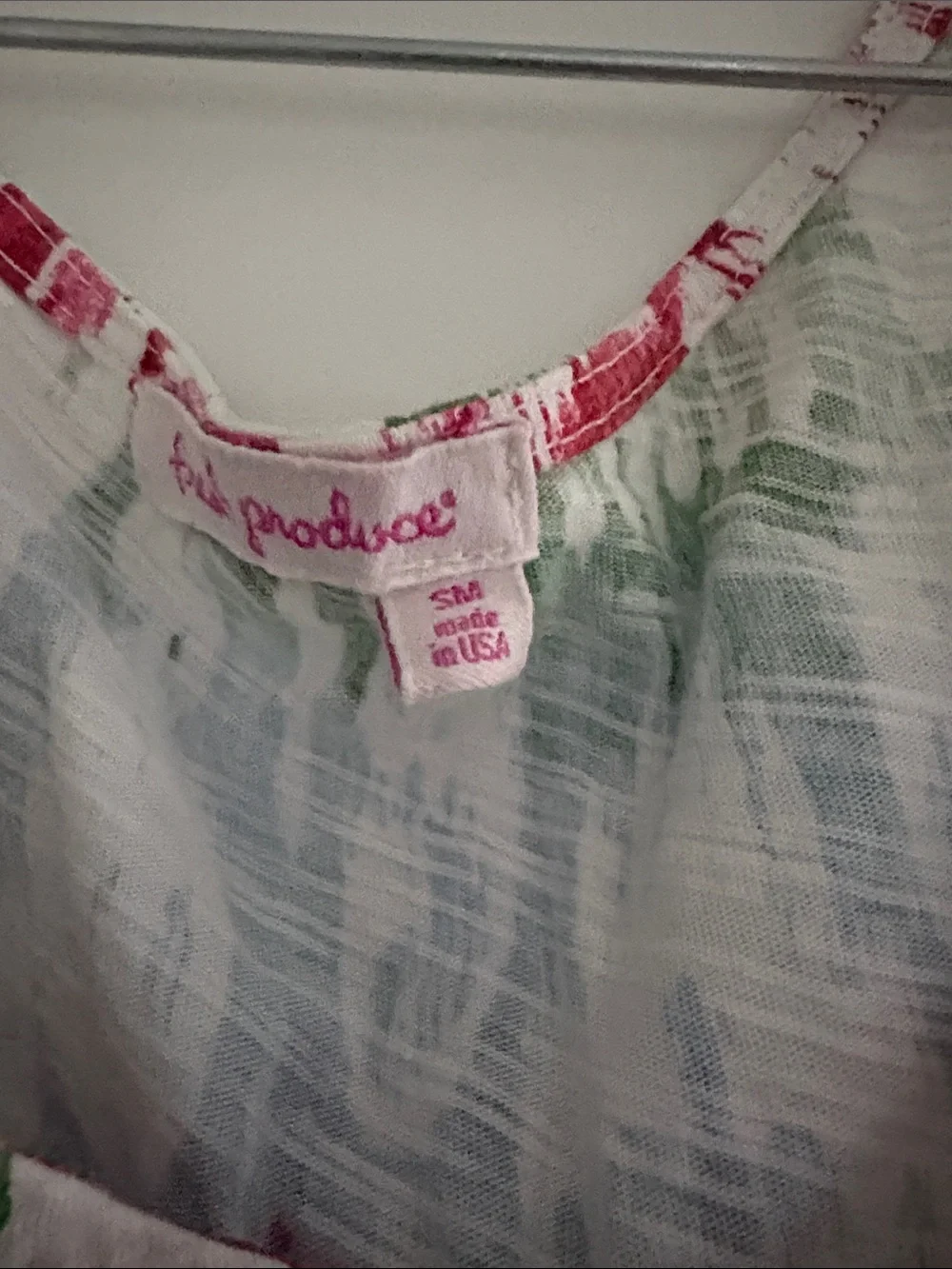 Fresh Produce Rainbow Tie-Dye Tent Dress swim coverup sz S